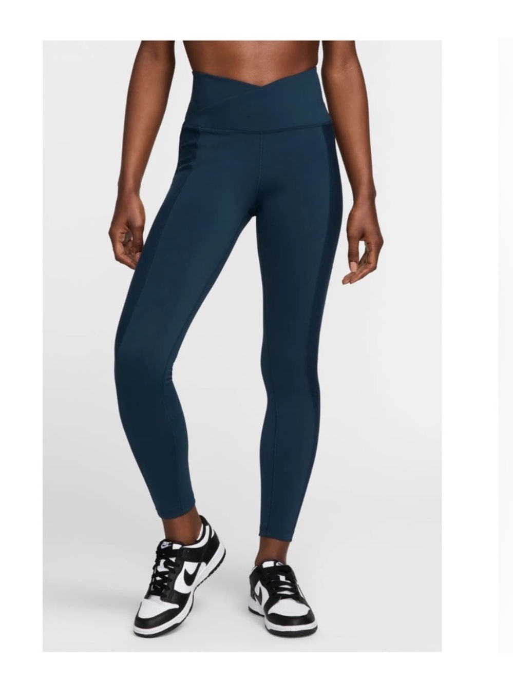 Nike Crossover Waist Legging Teal